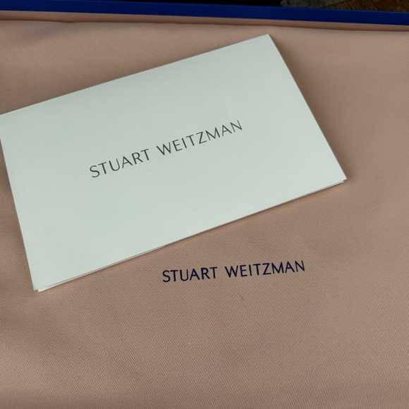 NWT ⭐️ Stuart Weitzman 5050 city leather block heel over the knee boots - Picture 5 of 7